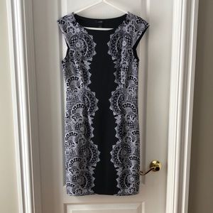 Alfa I Sz 8 Black & White dress